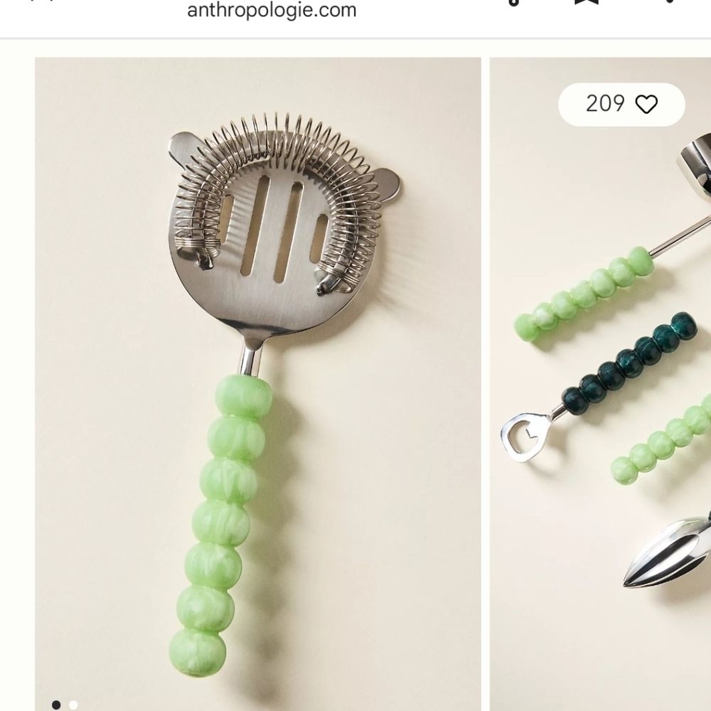 Anthropologie Susana Resin Strainer